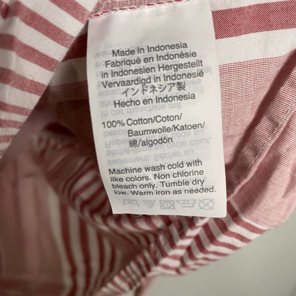 Madewell Ruffle-Hem Wrap Top in Stripe Mix Large - Picture 9 of 10